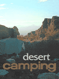 time for desert camping